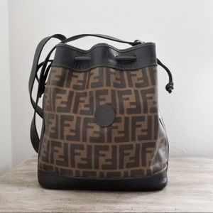 fendi zucca bucket bag
